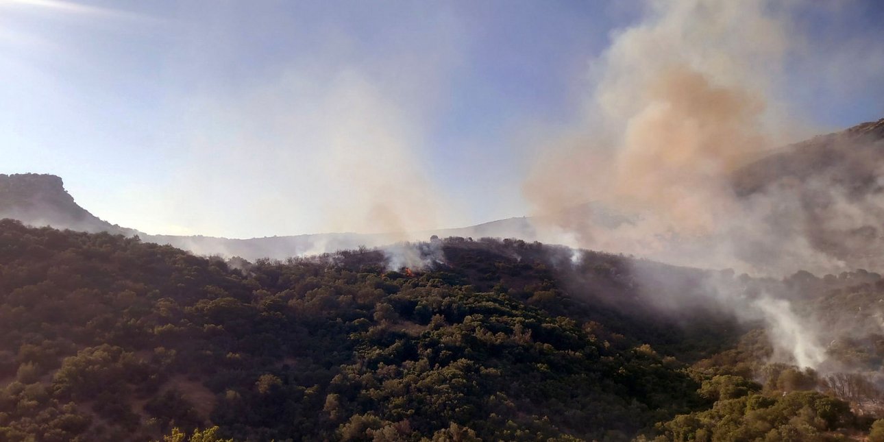 Χωρίς ενεργό μέτωπο η φωτιά στην Αγία Ελένη Τροιζηνίας