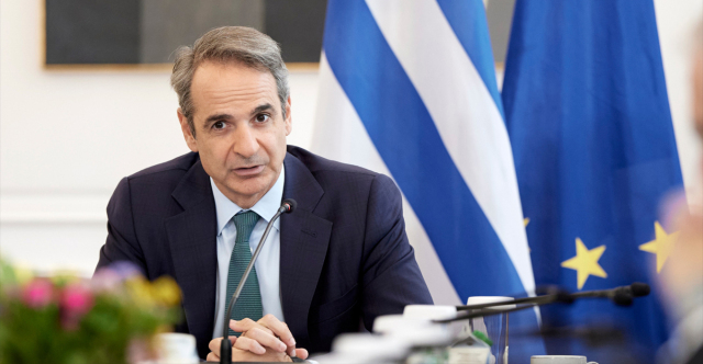 Ο Κυριάκος Μητσοτάκης στην Κοζάνη για την κηδεία της Βάγιας Νέστορα