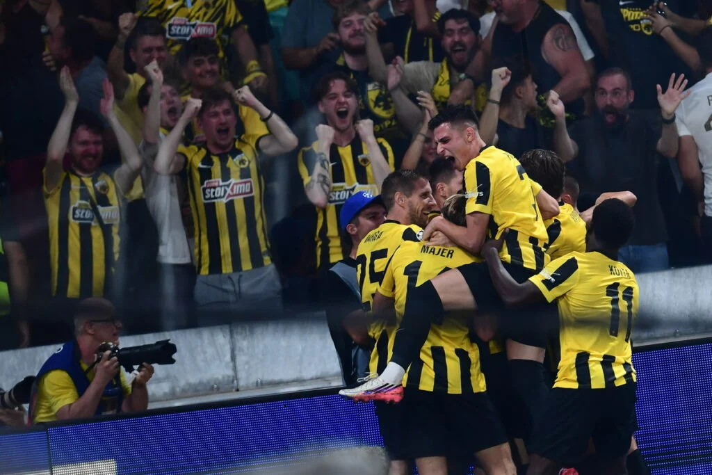 AEK 2-0 Λέφσκι Σόφιας: Γιόβιτς και Βάργκα σφράγισαν το προβάδισμα στην Νέα Φιλαδέλφεια