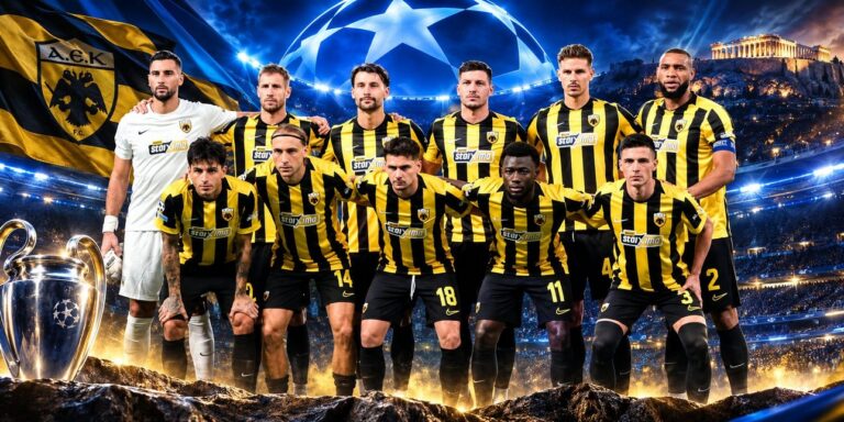 AEK μπροστά σε γιγαντιανούς αντιπάλους στη League Phase του Champions League