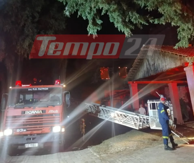Φωτιά σε εργοστάσιο οινοποιίας στην Πάτρα: η επέμβαση της Πυροσβεστικής και οι επιπτώσεις