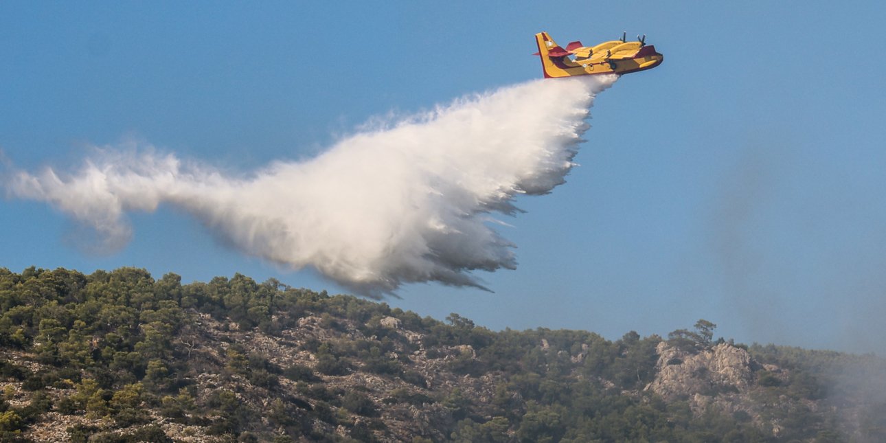 Φωτιά σε χαμηλή βλάστηση στο Λιμογάρδι Φθιώτιδας: Δύο αεροσκάφη, 25 πυροσβέστες και η έρευνα των αρχών